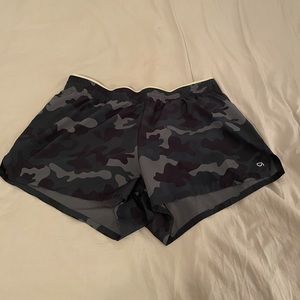 Green Camo Gap Athletic Shorts